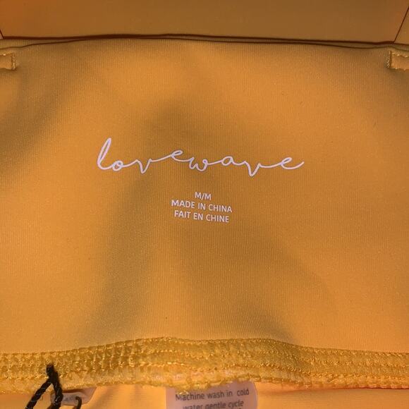 REVOLVE X LOVEWAVE Luka Leggings. Medium. Yellow. - Picture 5 of 10